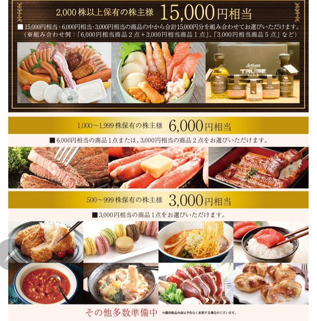 JFLAホールディングスの株主優待券6000円 | mdh.com.sa